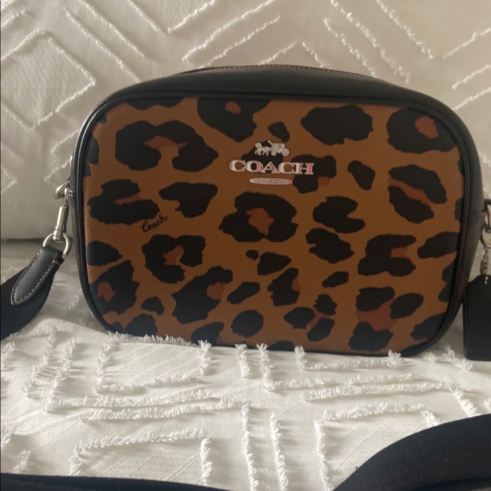 Coach Leopard Print Crossbody Bag